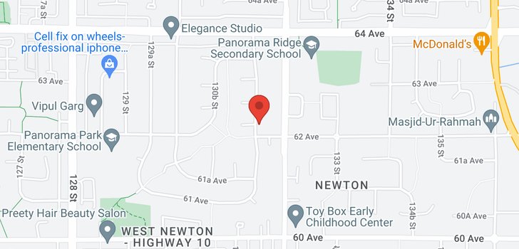map of 6212 131A STREET